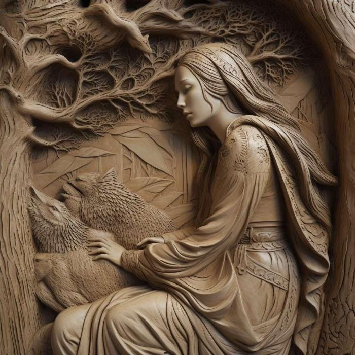 نموذج ثلاثي الأبعاد لآلة CNC 3D Art 